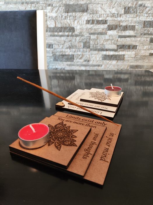 Base de Vela-Queima Incenso