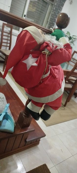 Pai Natal decorativo tamanho grande – como novo!