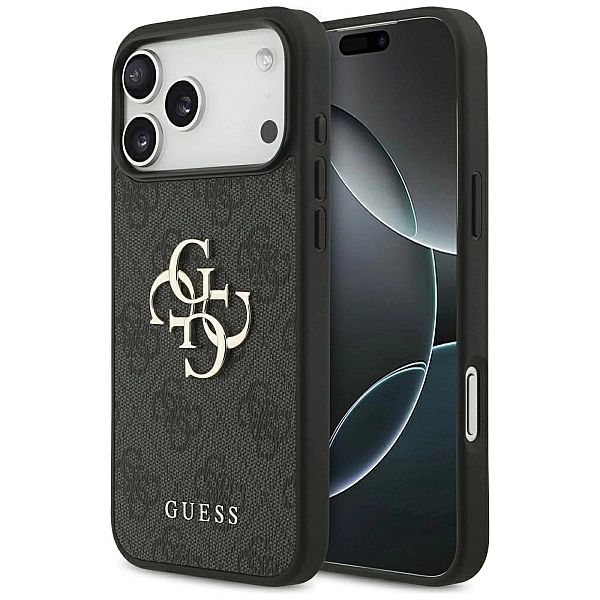 Etui Guess 4G Big Logo do iPhone 17 Pro Max - czarne