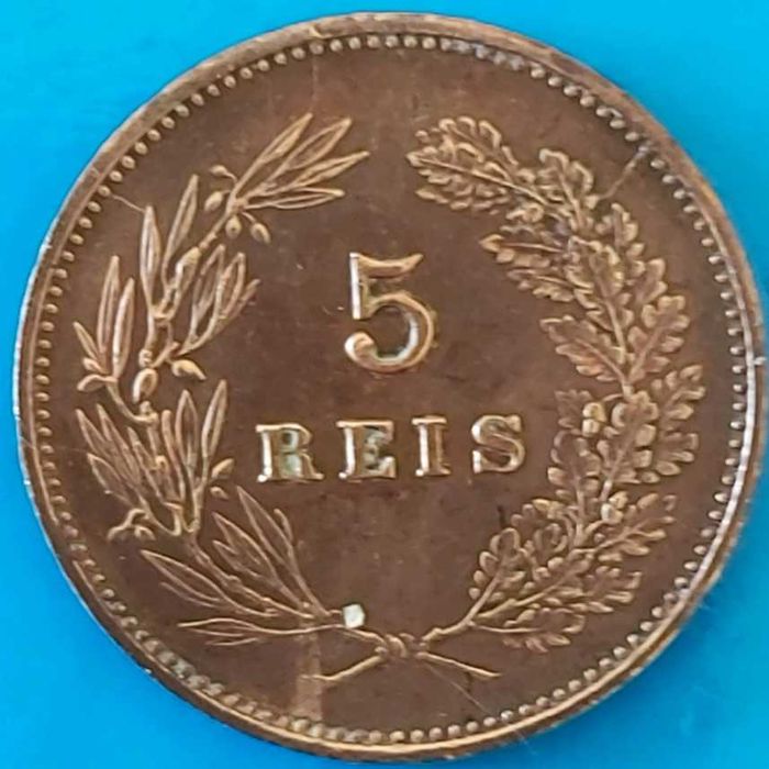 5 reis de 1898, D. Carlos l