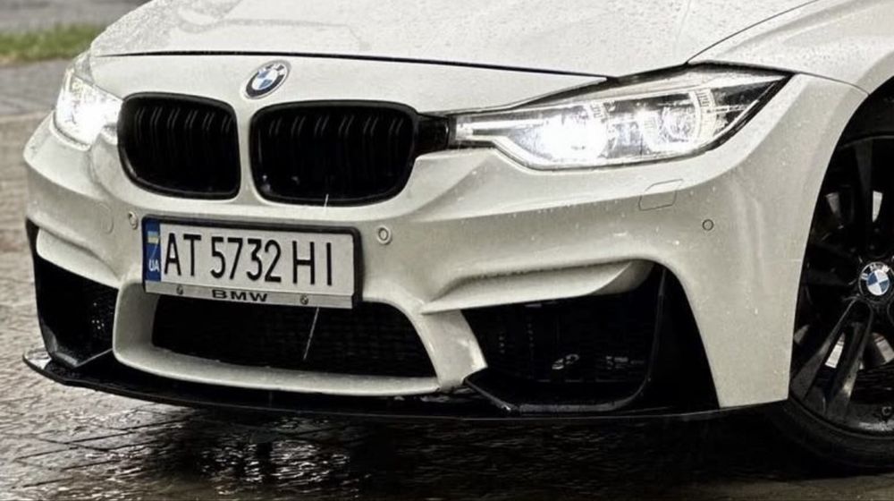 Губа F30 F31 m3 look bmw f30 м лук M3 look накладка на передній бампер