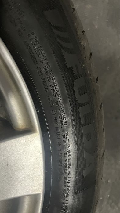 Kola Dezent na oponach Fulda przebieg 2tys