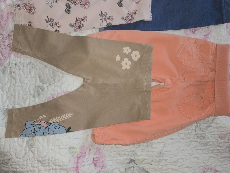 Spodnie laki legginsy 68- 74 6 par