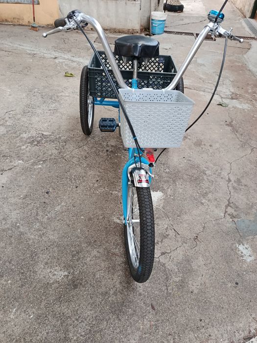 Bicicleta 3 rodas toda restaurada