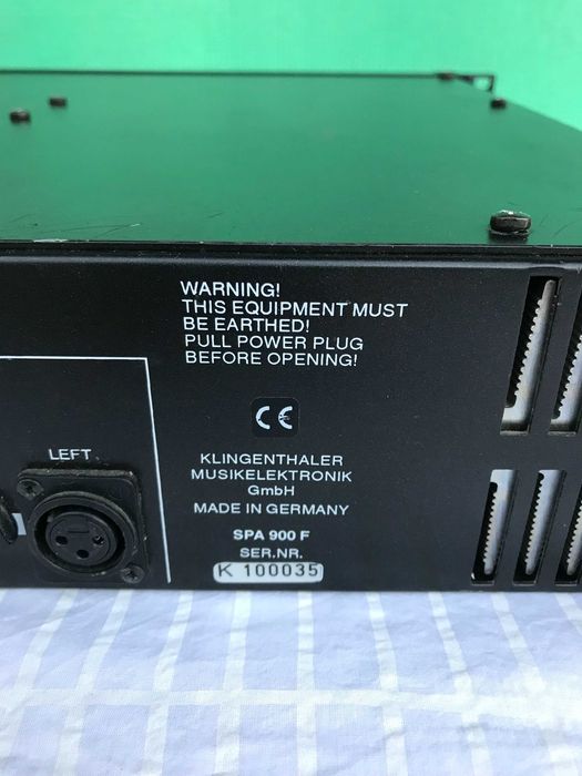 Профессиональный усилитель 2Х450W(4Ом.)800W- мост,"K.M.E."SPA-900F