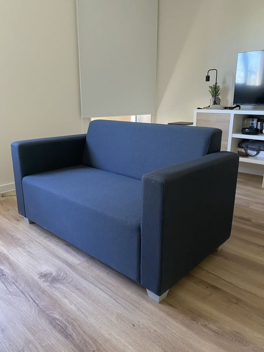 Sofa 2 lugares azul novo