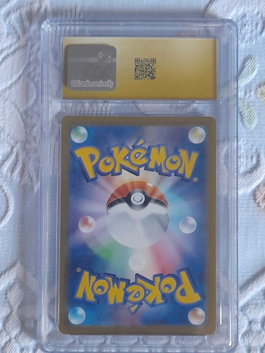 Pokemon Ethan's Typhlosion graded 10