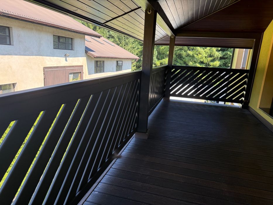 Balustrada drewniana 11mb modrzew