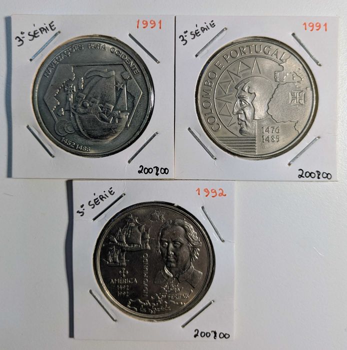 Moedas 200 escudos- 3ª Série Descobrimentos
