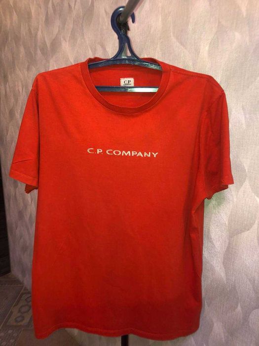 футболка C.P. Company красная