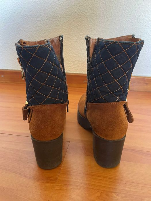 Botas Cano Medio- Salsa