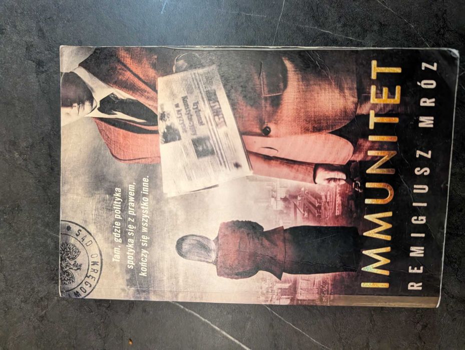 Książka "Immunitet" Remigiusz Mróz