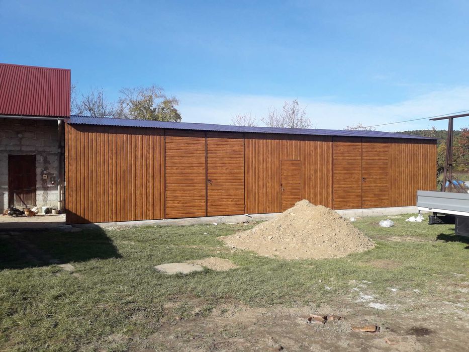 GARAŻ BLASZANY Złoty Dąb -Garaże Blaszane -Magazyn Rolniczy -GRZYWSTAL