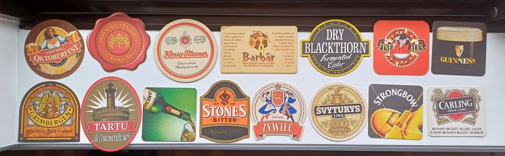 Coleção 15 bases para copos