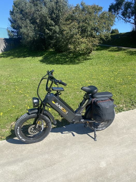 Bicicleta Elétrica Aniioki AQ177 Pro – Longa Autonomia – Excelente Estado