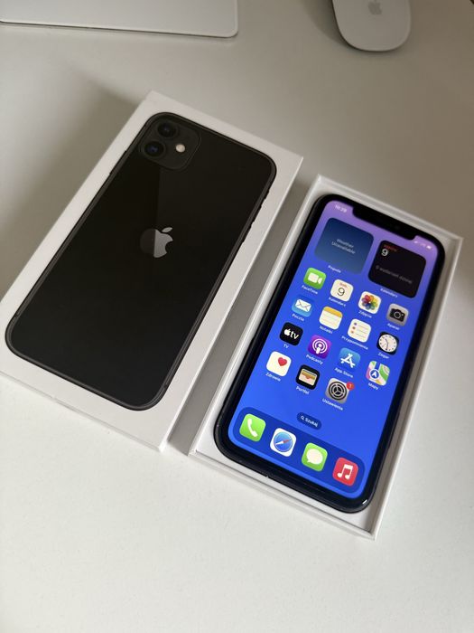 iPhone 11 64gb Black Idealny Bateria 100%