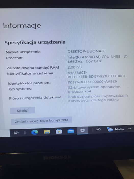 Laptop TOSHIBA NB500-112