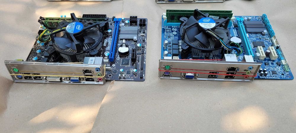 Комплект 4 ядра  S1155 ASUS Gigabyte MSI H61 + Intel Core I5 3470 up to 3.60 GHz  BOX + 8GB DDR3