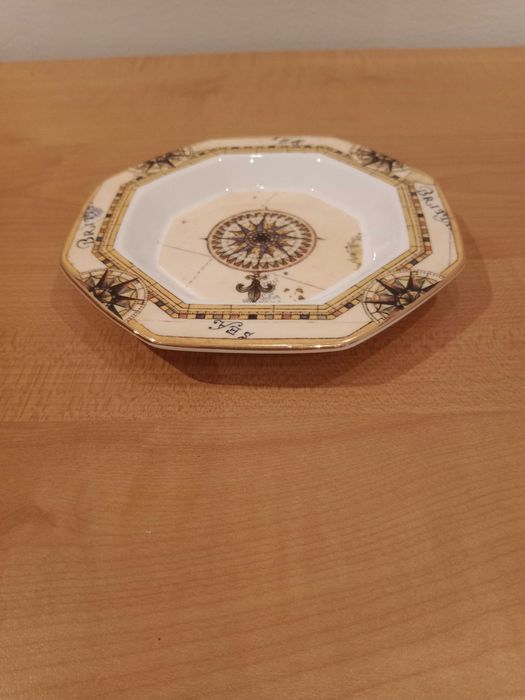 Prato de bugigangas octogonal Wedgwood Atlas