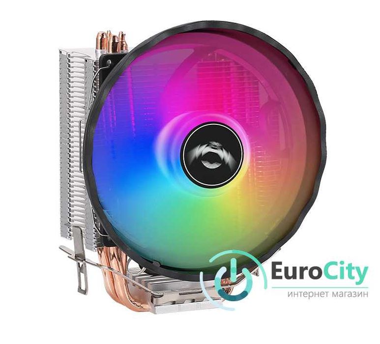 Кулер башня для процессора QiuzAim QZ810-RGB-PWM 4-pin (TDP-140 Вт)