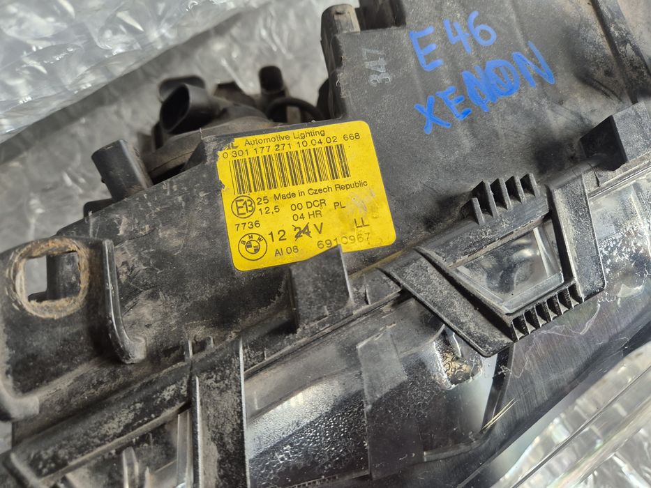 Bmw 3 E46 Lampa przod przednia Reflektor Xenon