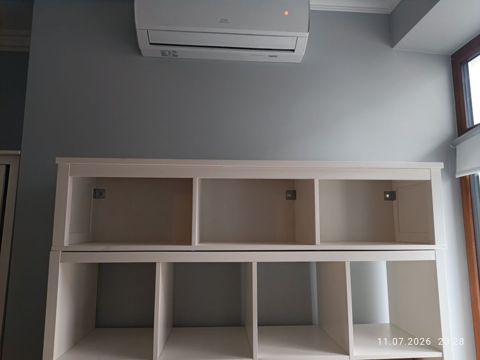 Półka ścienna IKEA HEMNES biała bejca
