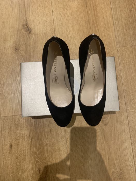 Buty czółenka Swarovski Peter Kaiser skóra