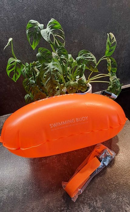 Bojka asekuracyjna do pływania dmuchana 40cm - expresowa wysyłka