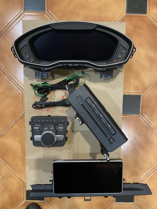 Приборка цифрова щиток лед led cockpit mmi audi s4 b9 a4 s5 a5 8w f5