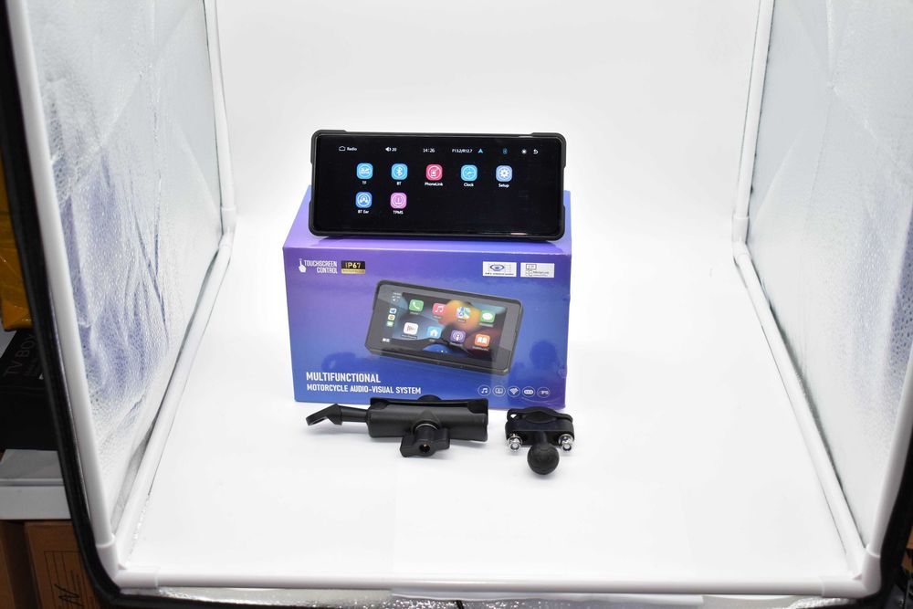 Ecrã Táctil CarPlay e Android Auto Sem Fios para Moto – Carplay Mota