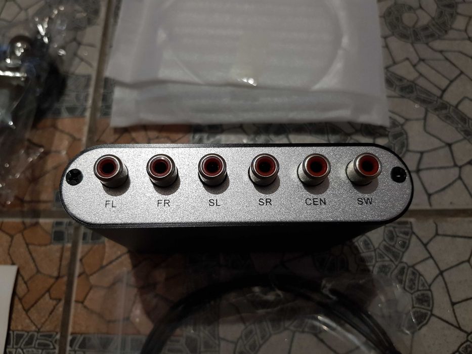 Аудіо перетворювач Hd audio rush digital surround sounddecoder