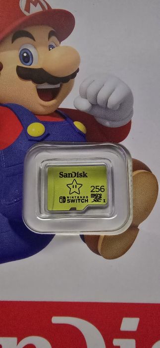 karta micro sd sandisk 256gb do Nintendo switch