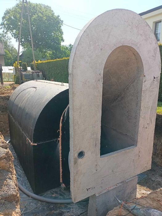 NAJDŁUŻSZA 450cm piwnica betonowa ogrodowa ziemiankaB30W8 tunel schody