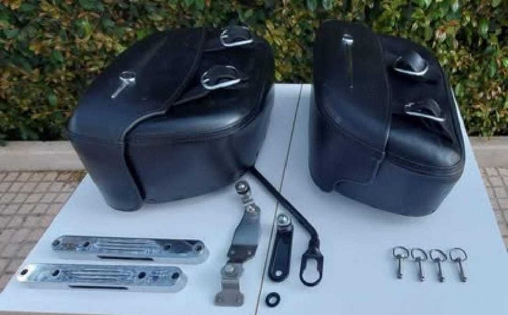 Alforges mota Harley-Davidson Softail