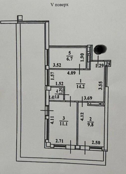 1-комнатная квартира по адресу (площадь 54 м²) - Atlanta.ua - фото 9