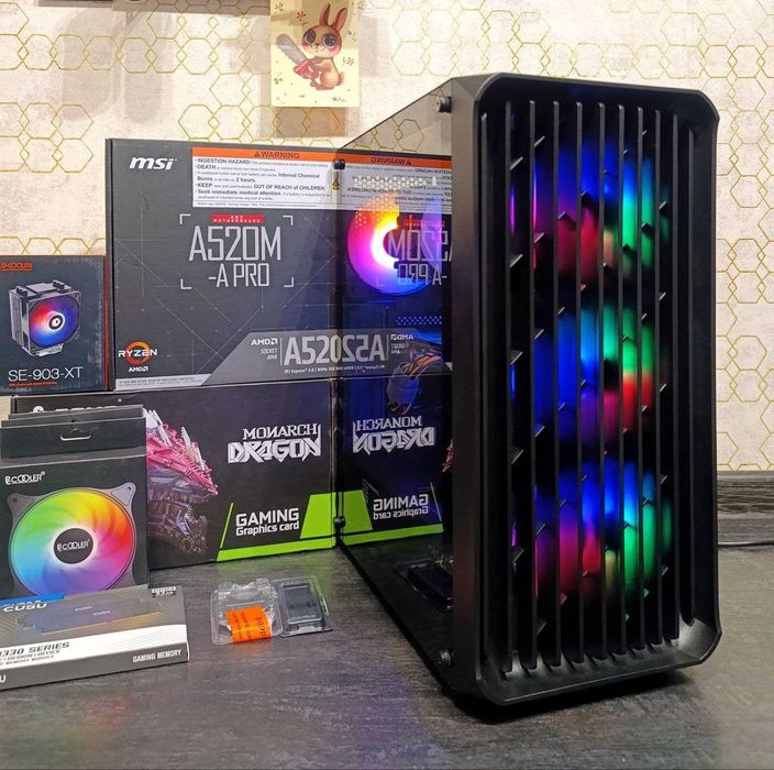 Ігровий ПК Ryzen 5 5600 RX 5700 XT 8GB 6|12 ядер 32 DDR4 M.2 512 AM4