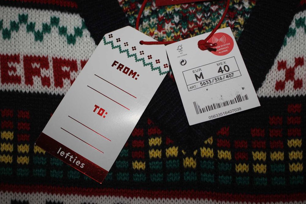 Colete de malha - Natal Christmas - "Dj Santa in da house" - M - NOVO