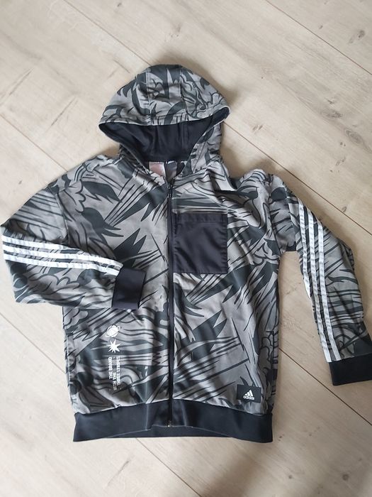 Bluza młodzieżowa adidas b arkdt3 fz hood GT0359