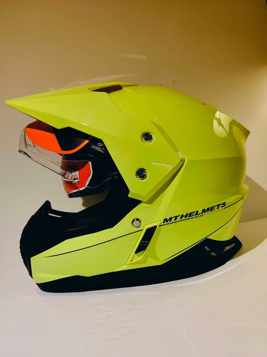Capacete criança MT duo-sport trail adv motard mota novo