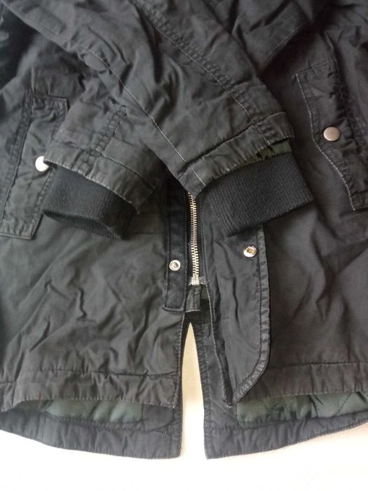 H&M  kurtka jesienna lekko ocieplana kaptur r 140