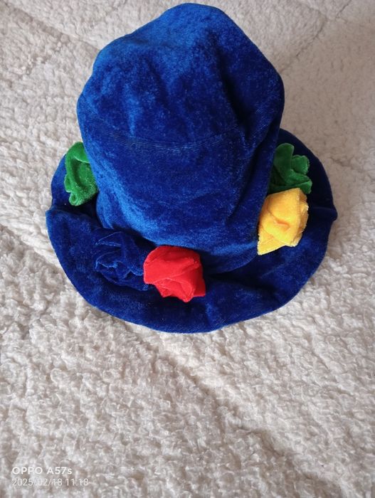 Chapéu de carnaval em veludo