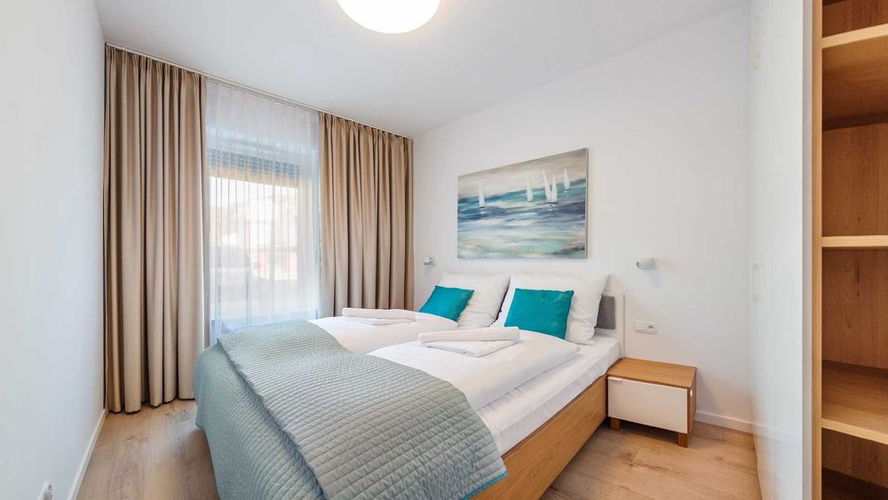 apartament nad morzem Mielno noclegi 4os. sauna siłownia TANIO