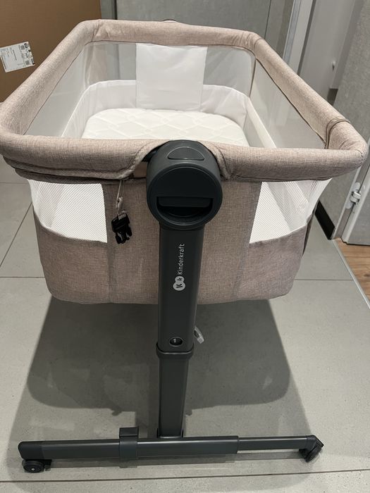 Kinderkraft Neste Up 2 - łóżeczko dostawne 2w1 | Beige