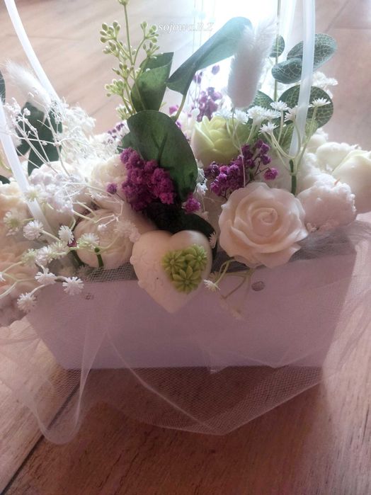 Świeca Sojowa kwiaty