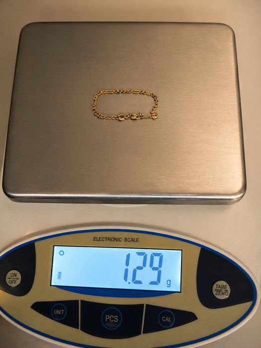 Pulseira em Ouro de 9 Quilates – Malha 3+1