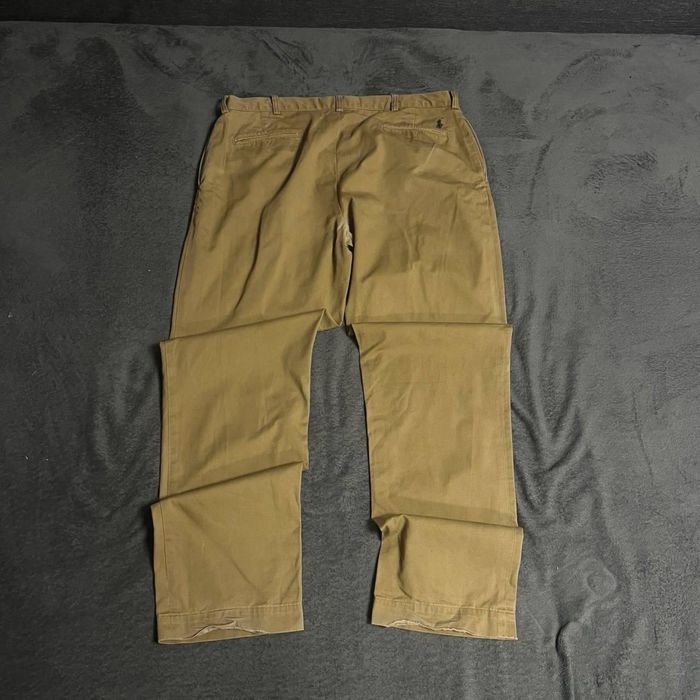 (W38 L34)(XL) Polo Ralph Lauren мужские брюки-чинос прямого кроя классического бежевые