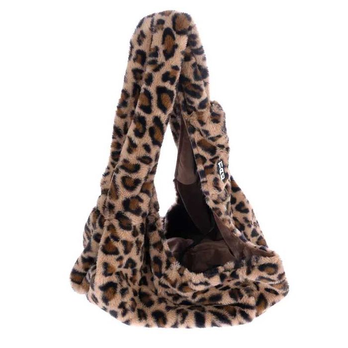 Tiaki torba transportowa dla małego psa  cętki lamparta