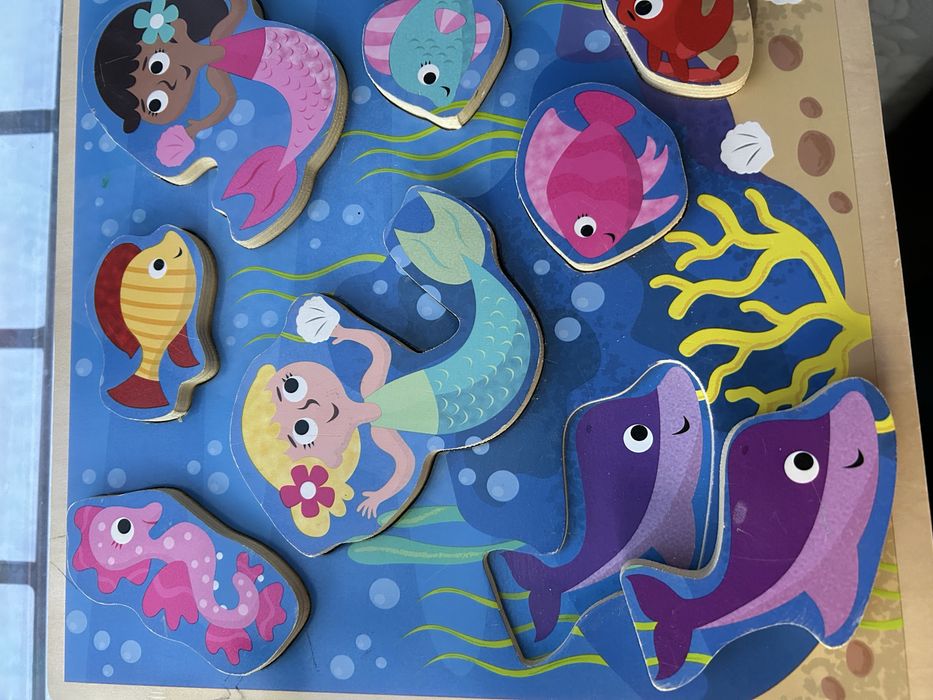 Рамка вкладиш русалка і підводний світ