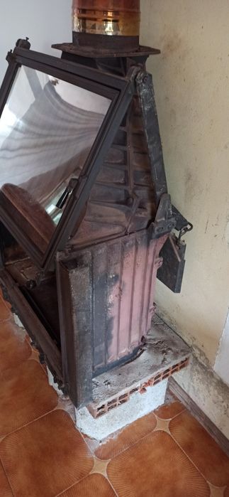 Lareira recuperador ferro fundido