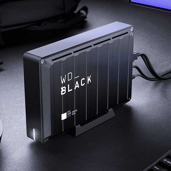 Disco Externo WD_Black D10 Game Drive (Preto - 8 TB - USB 3.2)
